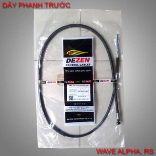 Dây phanh trước xe wave alpha, rs chính hãng dezen loại cao cấp