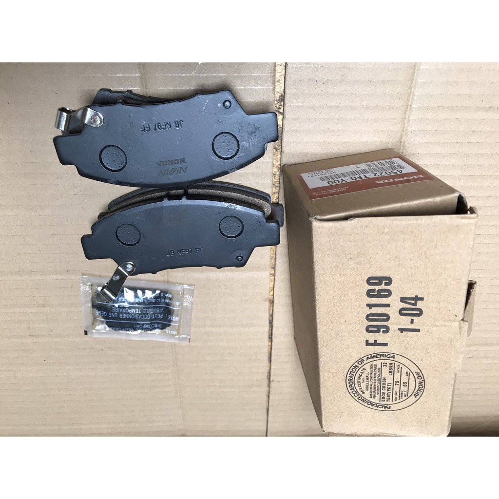 [HONDA NHẬT - OEM] Bố thắng trước Honda City 2016-2017, bộ má phanh trước Honda City 2014- 2020.