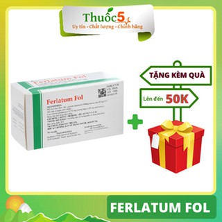 Ferlatum fol bổ sung sắt hộp 10 lọ