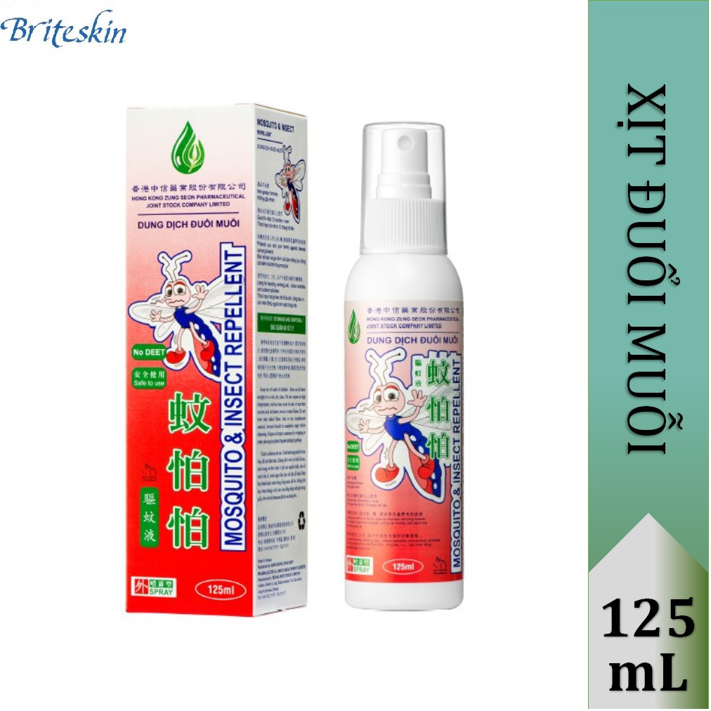 Chai Xịt Muỗi Di Hào Chai 30ml &125ml