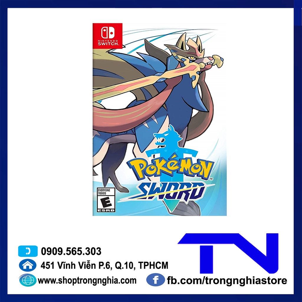 Thẻ Game Switch - Pokemon Sword