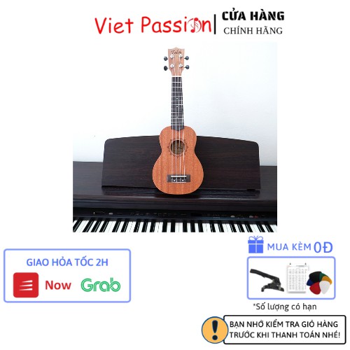 Đàn ukulele soprano size 21 inch gỗ giá rẻ chất lượng tốt Viet Passion