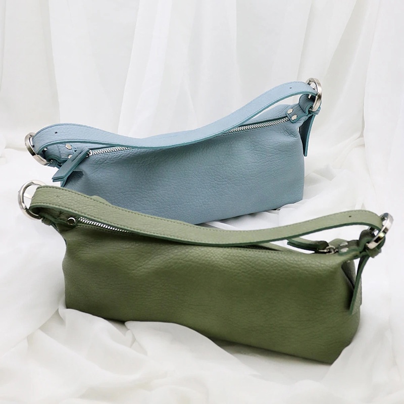 Túi Đeo Vai Có Khóa Kéo Phong Cách Hàn Quốc Cho Nữ