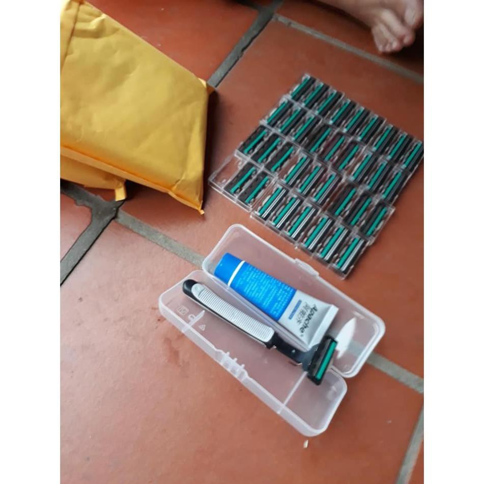 💥💥Bộ dao cạo râu tặng 36 lưỡi kép Gulliet + 1 lọ kem cạo râu 💥SIÊU HOT💥
