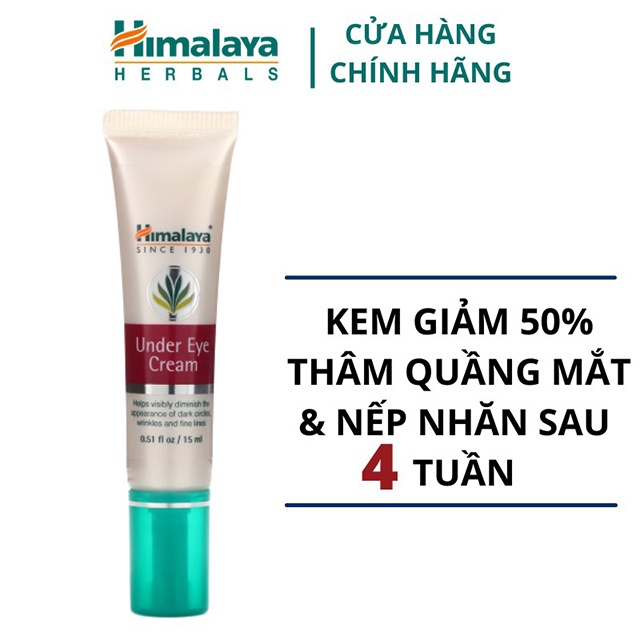 Kem Dưỡng Giảm Thâm Quầng Mắt Himalaya Under Eye Cream 15g