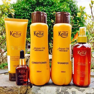 Hấp Dầu Dưỡng Tóc Mềm Mượt Kella Argan Oil 200Ml- Hàng Công Ty