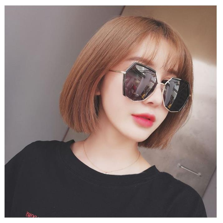 Kính râm phản quang nhiều màu chống tia cực tím phong cách Hàn Quốc D33