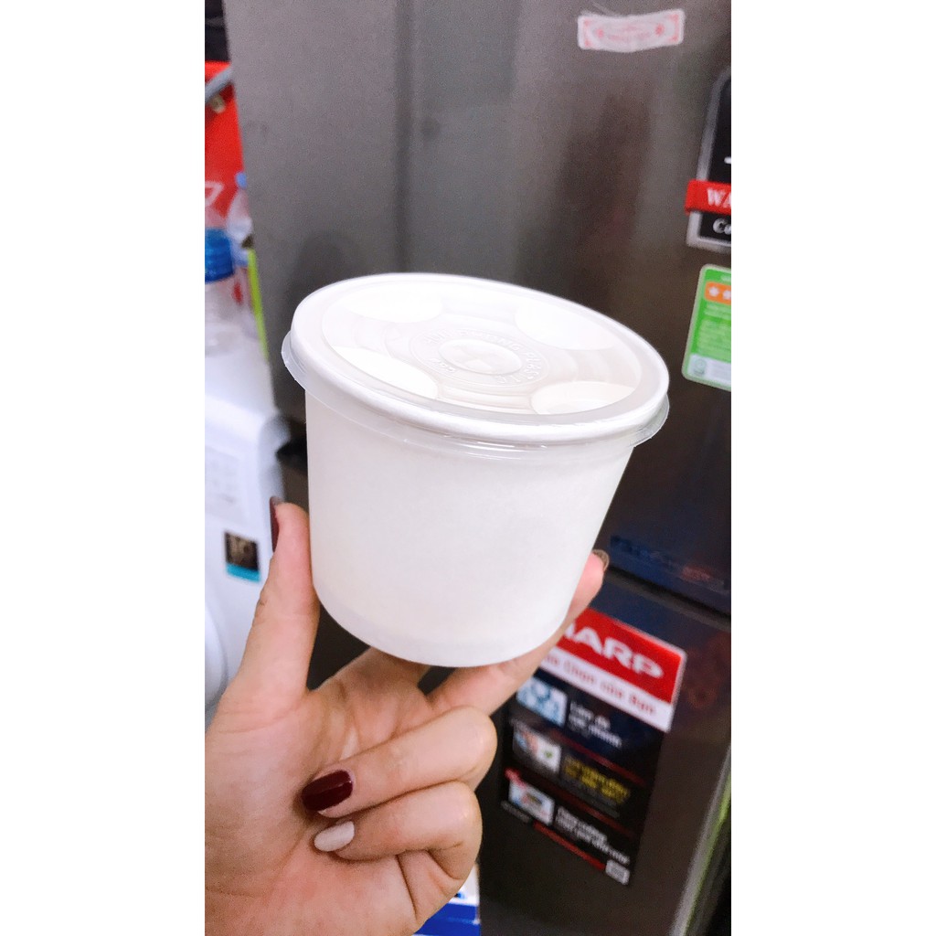 100c tô giấy 300ml đựng canh - súp - chè