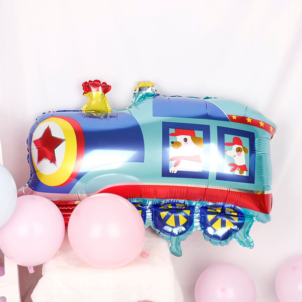 Bong Bóng Bơm Hơi Hình Xe Tăng Hoạt Hình Dễ Thương