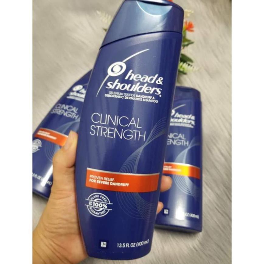 Head shoulder ✅ 𝐂𝐡í𝐧𝐡 𝐡ã𝐧𝐠✅HEAD Mỹ Clinical strength 400ml | BigBuy360 - bigbuy360.vn