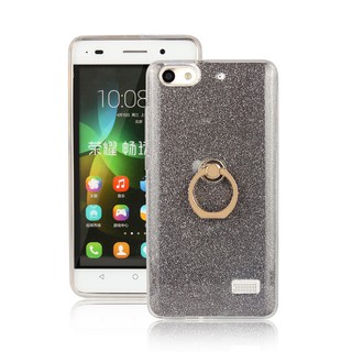 Ốp điện thoại TPU mềm kèm nhẫn móc ngón tay cho Huawei Honor 4C