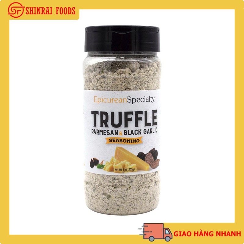 Hũ gia vị Truffle Parmesan &amp; Black Garlic 255g Mỹ