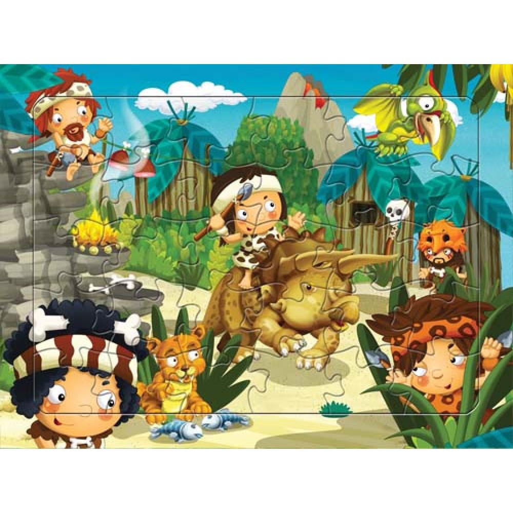 Tranh xếp hình phát triển trí tuệ cho bé Tia Sáng Jigsaw Puzzle 30 mảnh - TRỞ VỀ THỜI TIỀN SỬ - MSP: 030-106