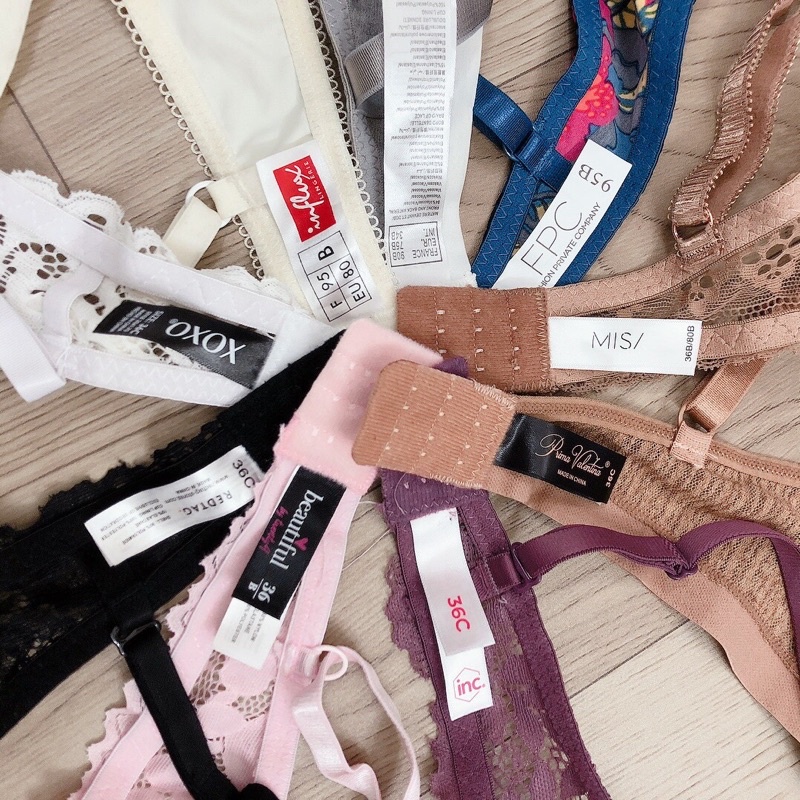 Áo lót có gọng, mut mỏng xuất dư xịn sz 34C-D