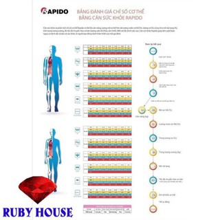 Cân sức khỏe rapido,cân phân tích chỉ số cơ thể rsf01-s-ruby house