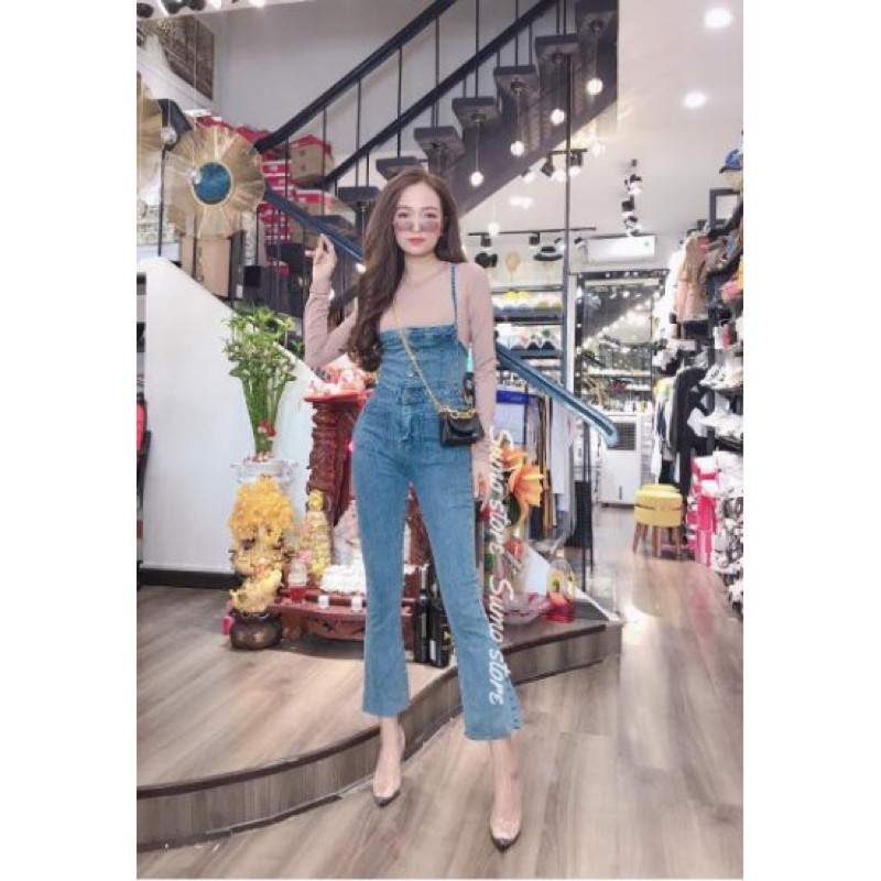 YẾM JEAN NỮ ĐAN LƯNG ỐNG LOE XANH - ảnh thật va clip  ::BÁN GIÁ GỐC NHẬN 5 SAO:: | BigBuy360 - bigbuy360.vn