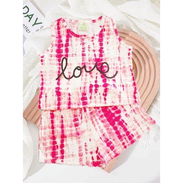 Bộ sát nách bé gái size đại