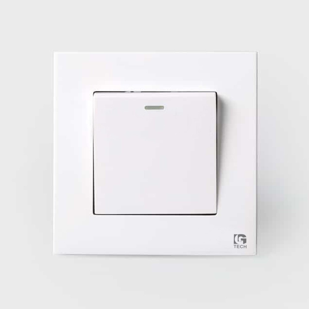 Công tắc đơn 1 chiều và 2 chiều có phản quang Lgtech LG-F21-0001