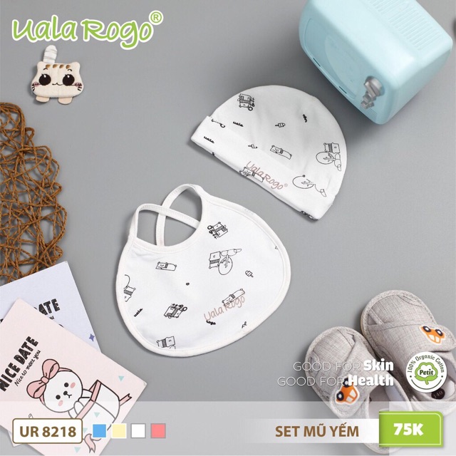 Set yếm + mũ Uala&amp;rogo Petit 2019