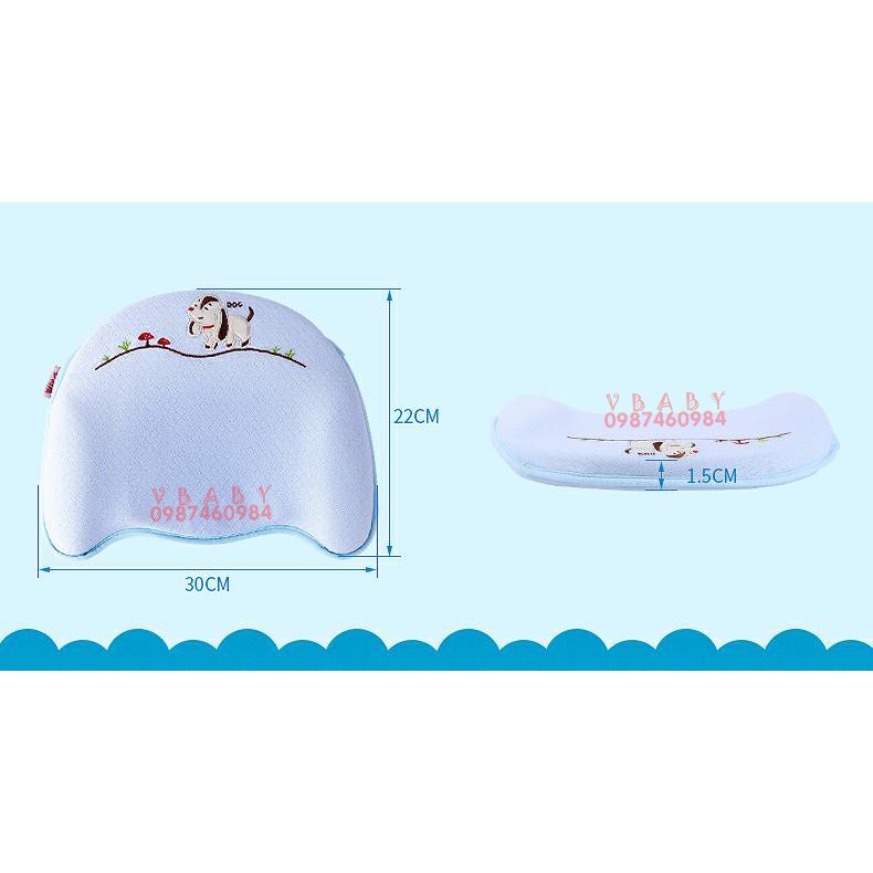 Gối cao su non chống móp đầu V-Baby G1 ( Hàng cao cấp )