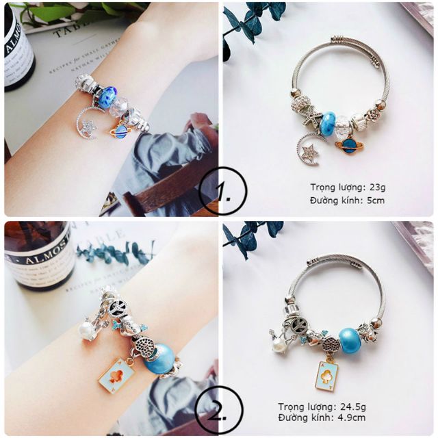 Vòng tay charm may mắn