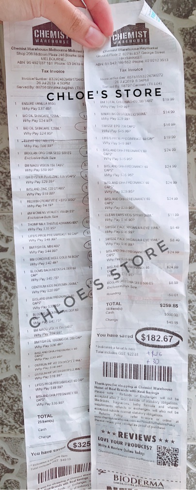 Hàng trả khách đủ bill Chemist | BigBuy360 - bigbuy360.vn
