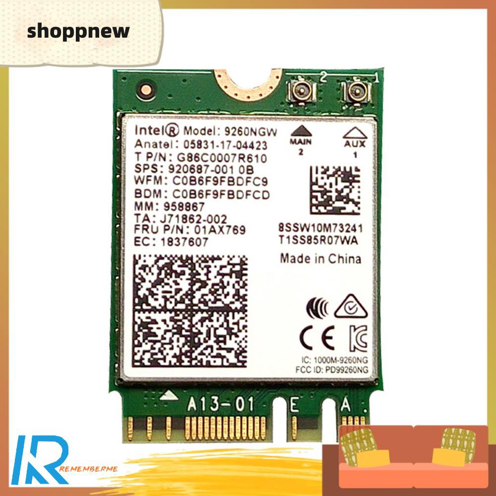 Usb Wifi Không Dây 2.4g / 5g M.2 Ngff 1.73gbps Bluetooth 5.0 Thẻ