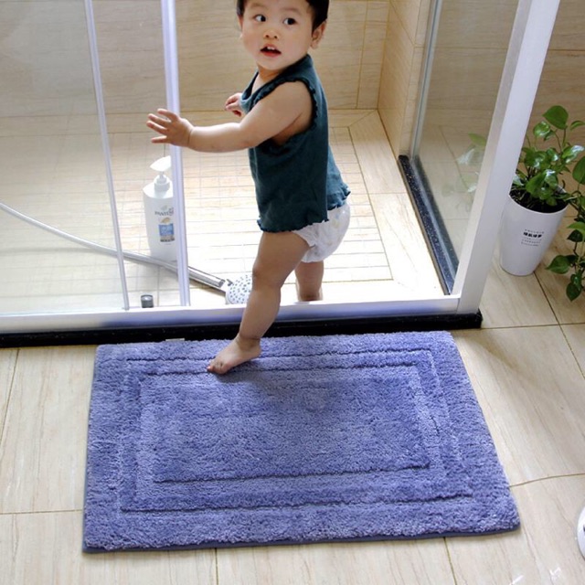FREESHIP ĐƠN 50K_Thảm lông chùi chân phòng tắm cao cấp kích thước 40x60cm