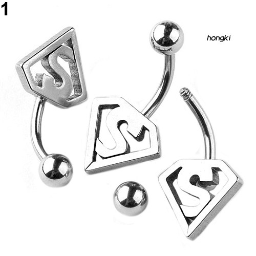 Khuyên Rốn Hình Dơi Bằng Thép Không Gỉ Cá Tính