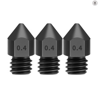 Set 3 vòi thép 0.4mm cho máy in 3d creality ender 3 / cr-10 / cr-10s pro / tevo tarantula pro / sapphire flash tevo