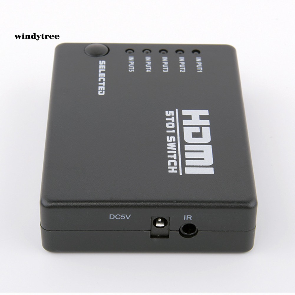 Công tắc HDMI 4K 5 đầu vào 1 đầu ra không dây chuyên dụng