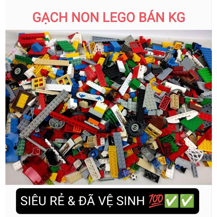 Đồ chơi gạch lắp ráp non LEGO đã vệ sinh bán kg