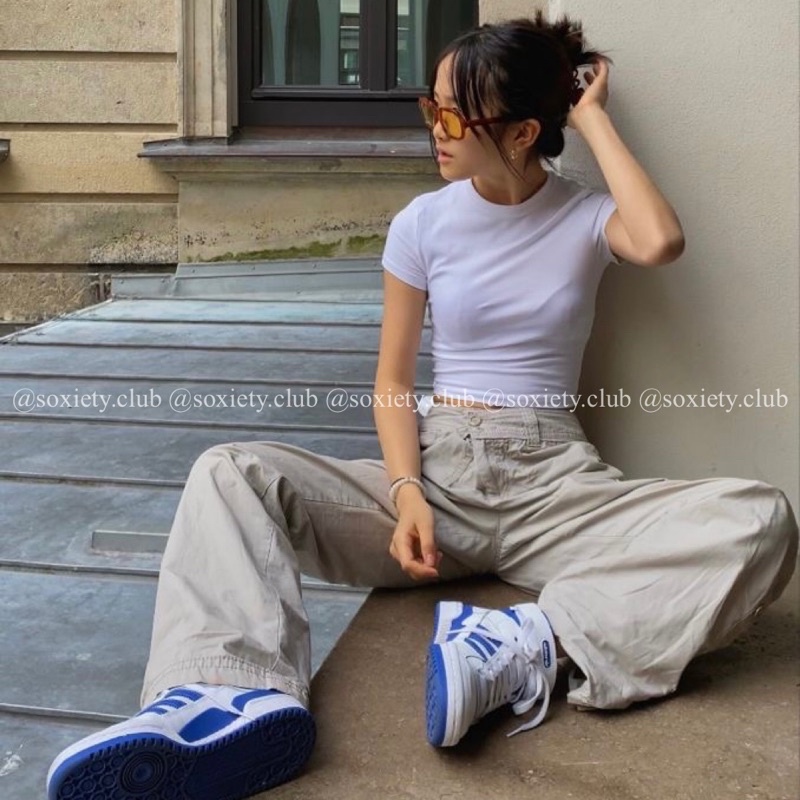 [HÌNH THẬT] Áo thun croptop gân basic A27