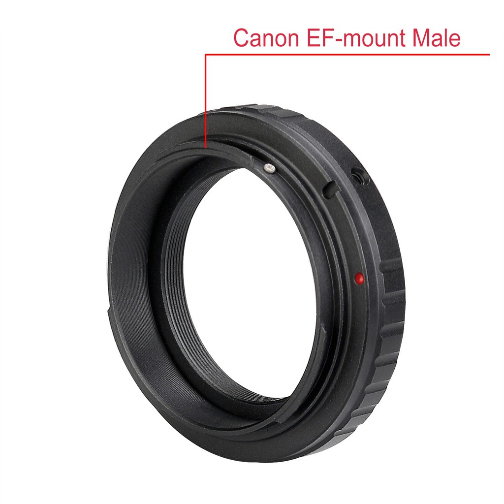 SVBONY SV195 T-Ring Adapter for Canon EOS SLR/DSLR Cameras Black