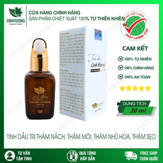 Tinh dầu Linh Hương làm mờ vết thâm da do sẹo, mụn ở mặt đầu gối, nách, nhũ hoa, côn trùng cắn 30ml