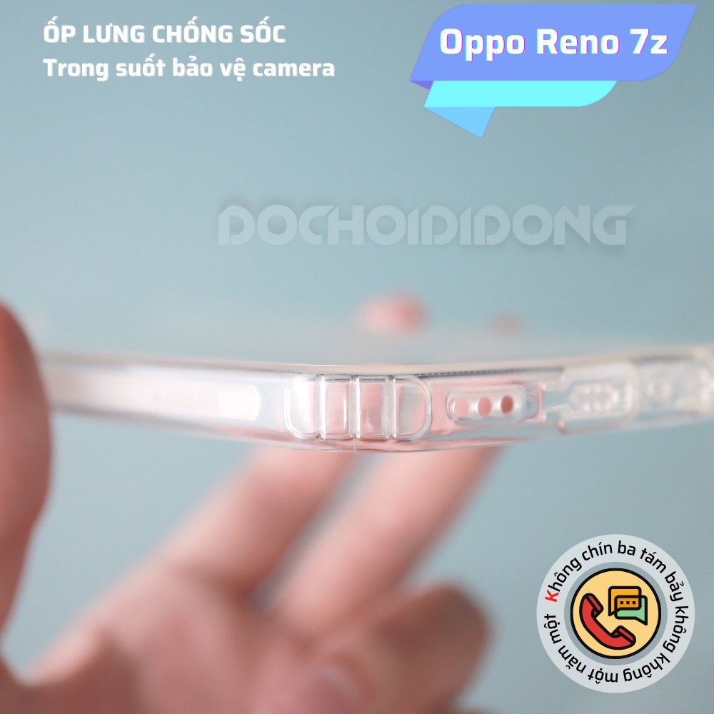 Ốp Lưng Dẻo Trong Suốt Cho OPPO RENO 7Z Chống Sốc Bảo Vệ Camera