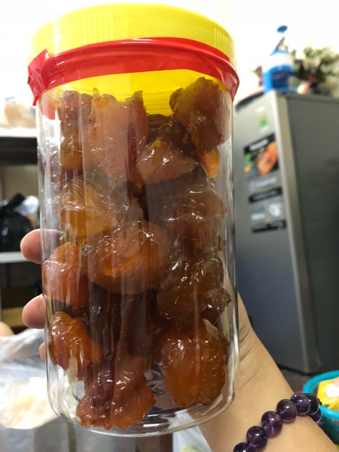 Mứt táo dẻo có hạt hộp 500g