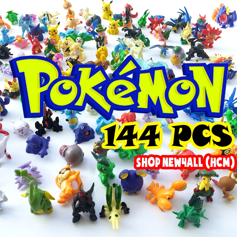 Set 144 đồ chơi mô hình Pokemon Go Mega huyền thoại, nhiều màu, Anime quà  tặng cho bé - Pokemon đa hệ mới 100% New4all