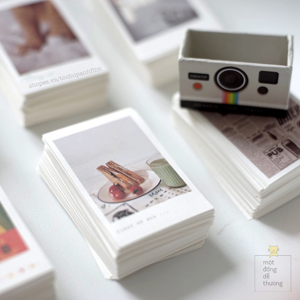[MỞ BÁN ĐỢT CUỐI] 200 giấy ảnh polaroid trang trí nhà cửa, góc học tập (Đọc kỹ mô tả trước khi mua)