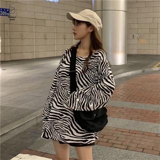 Áo Thun Tay Dài Dáng Rộng Thời Trang Thích Hợp Cho Nam Và Nữ