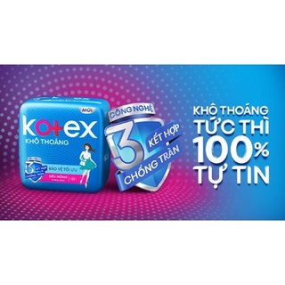 Combo 8 gói Băng vệ sinh Kotex mỏng cánh