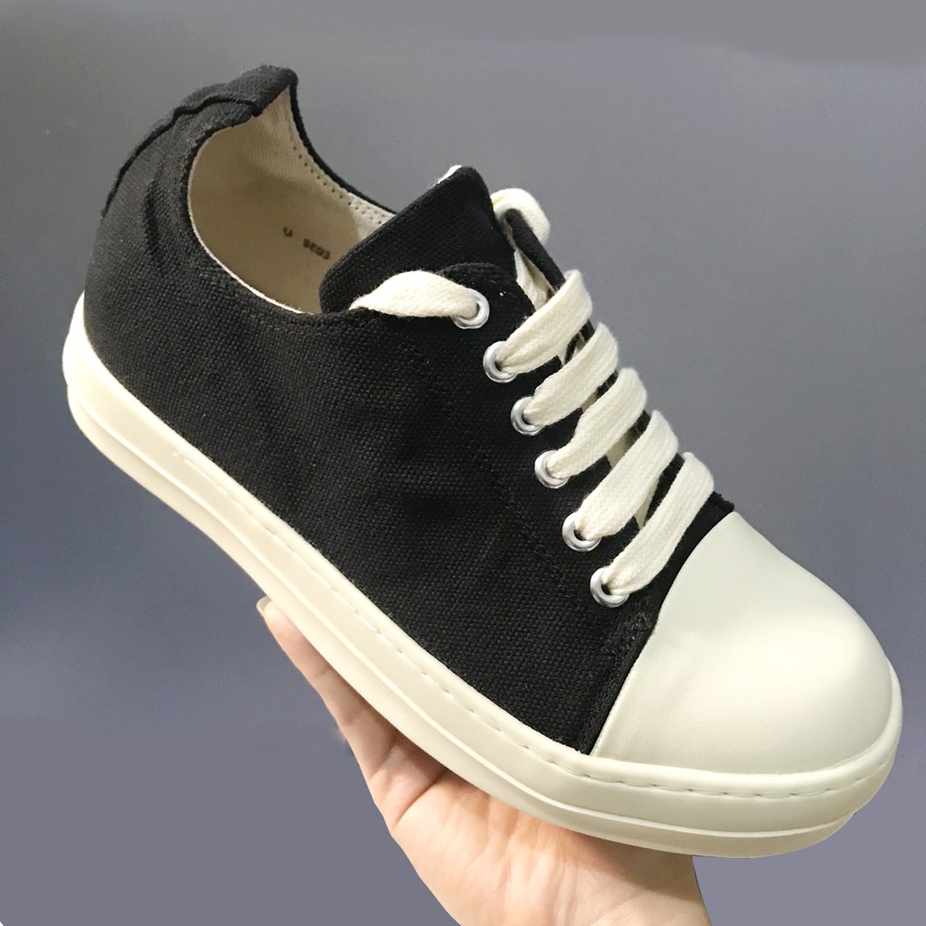 Giày thể thao nam nữ rick owen đế thơm vani
