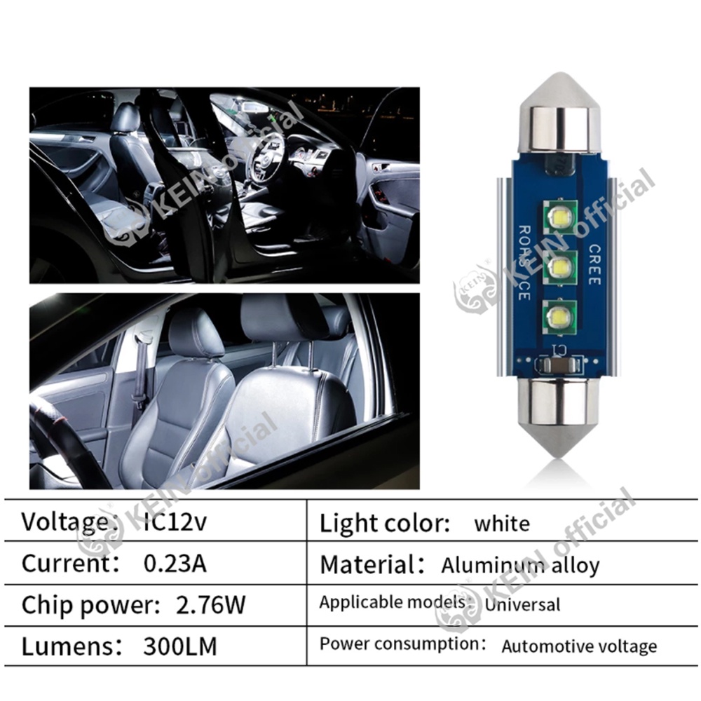 Đèn LED C5W C10W 31mm 36mm 39mm 41mm dành cho xe hơi Festoon C3W