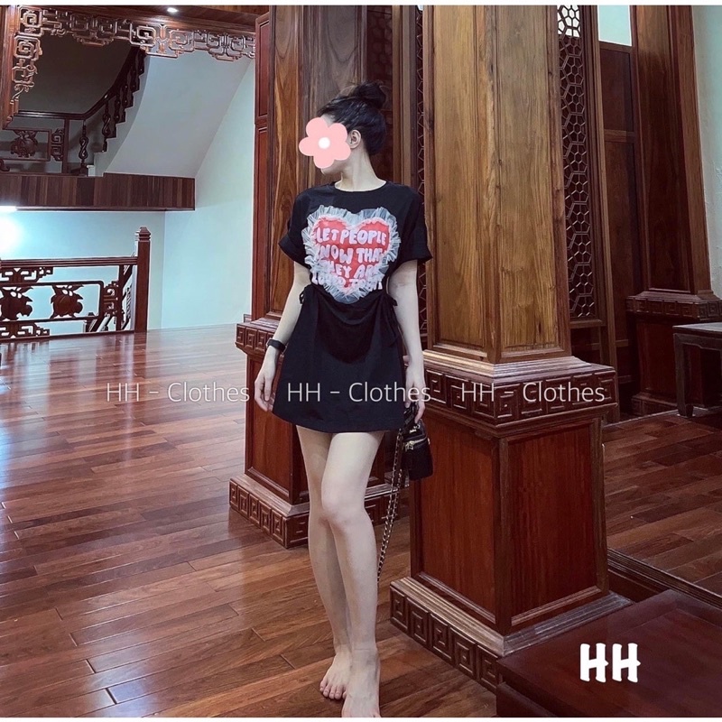 Đầm thun khoét eo bigsize (55-90kg)