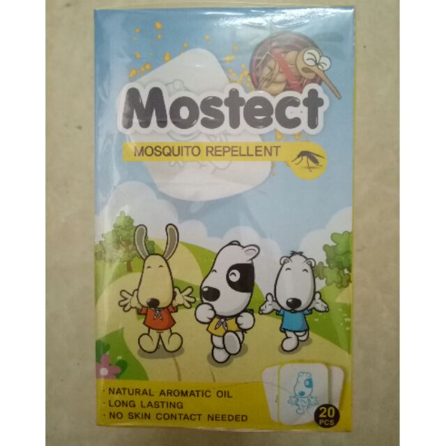Miếng Dán Chống Muỗi Đốt MOSTECT PATCH.  Hộp 20 miếng