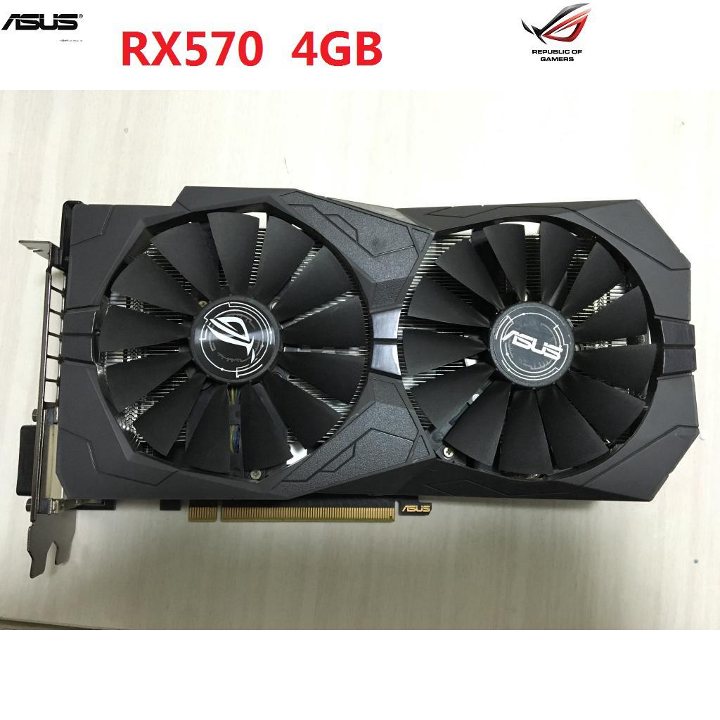 Bảng điều khiển trò chơi ASUS Trix-RX570-O4G Gđộc đáoR5 RX 570