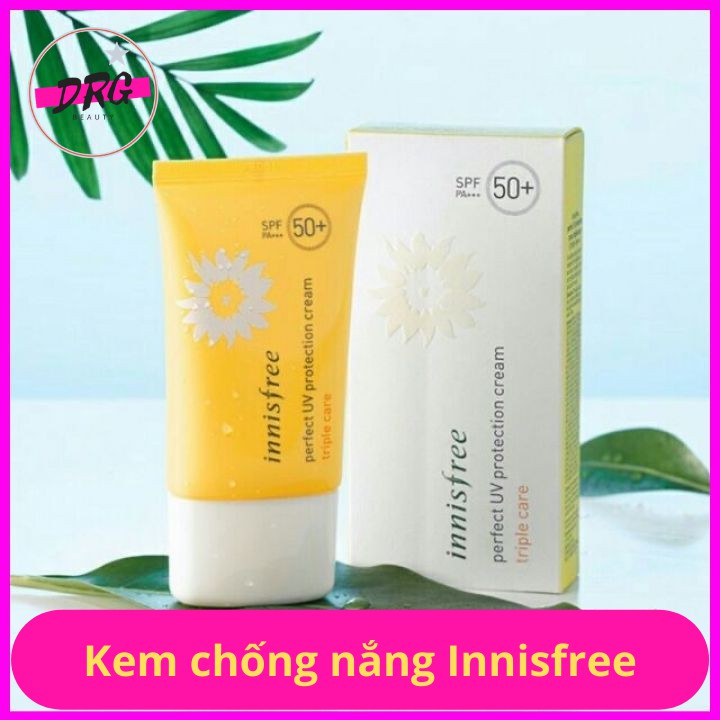 [Kem Chống Nắng Innisfree] No Sebum, Long Lasting, Triple shield