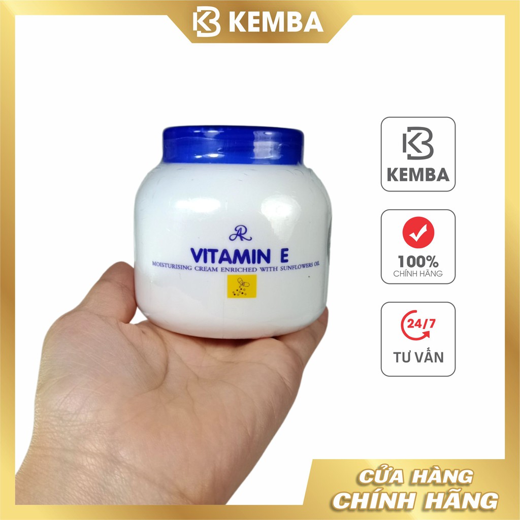 Kem dưỡng ẩm vitamin E Thái Lan, kem vitamin E 200g KEMBA