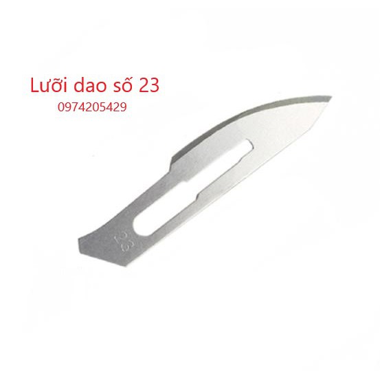 Cán dao phẫu thuật số 23 - Lưỡi dao phẫu thuật số 23