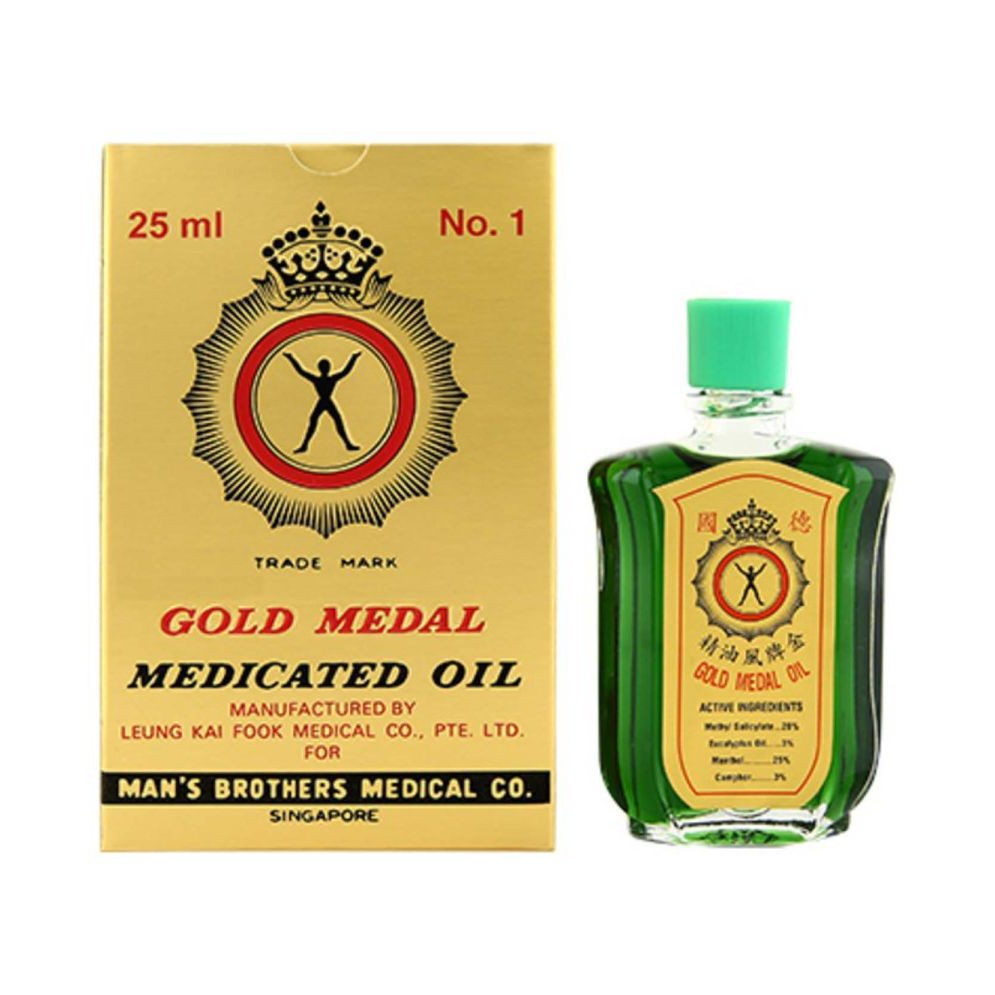 Dầu gió xanh gold medal singapore